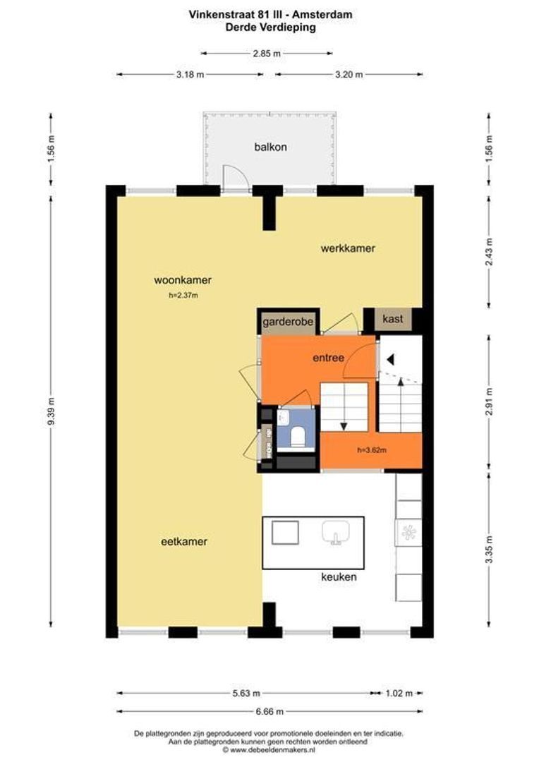 Vinkenstraat 81 3+4, Amsterdam plattegrond-0