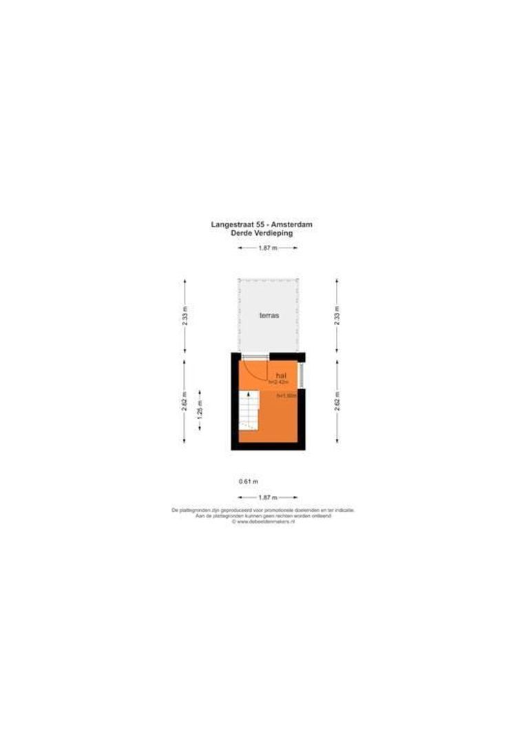 Langestraat 55, Amsterdam plattegrond-3
