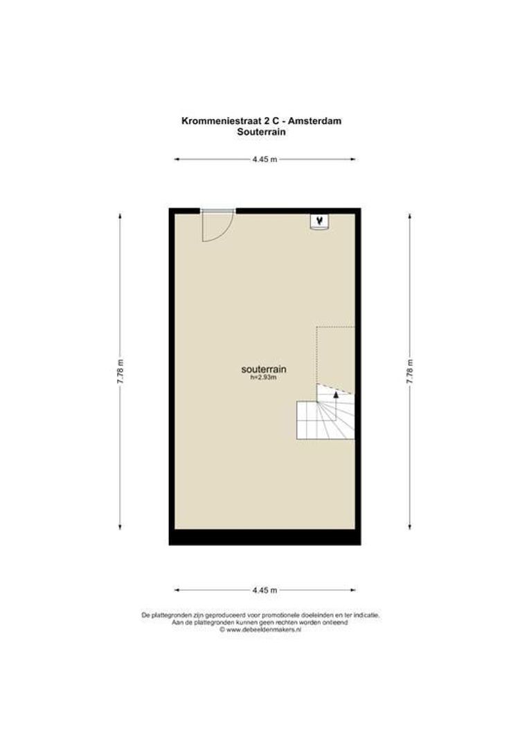 Krommeniestraat 2 C, Amsterdam plattegrond-4