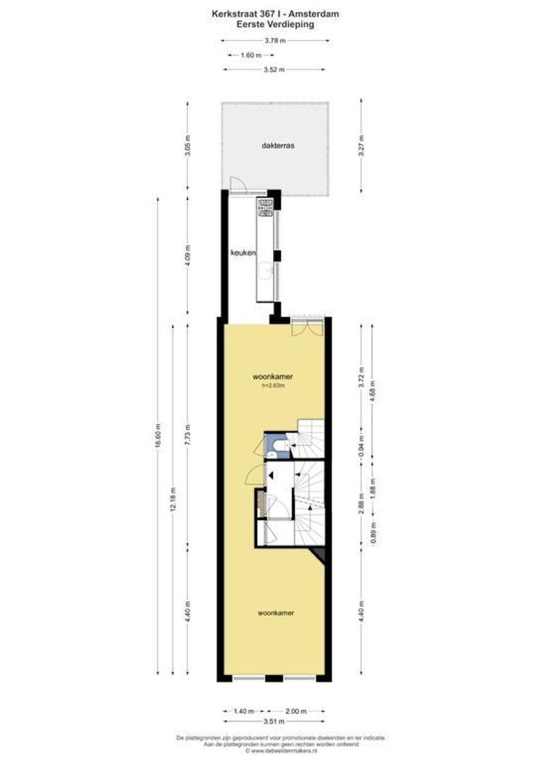 Amstelveld 26 1, Amsterdam plattegrond-0