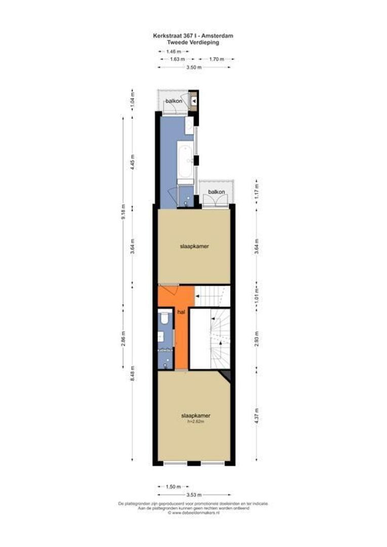 Amstelveld 26 1, Amsterdam plattegrond-1