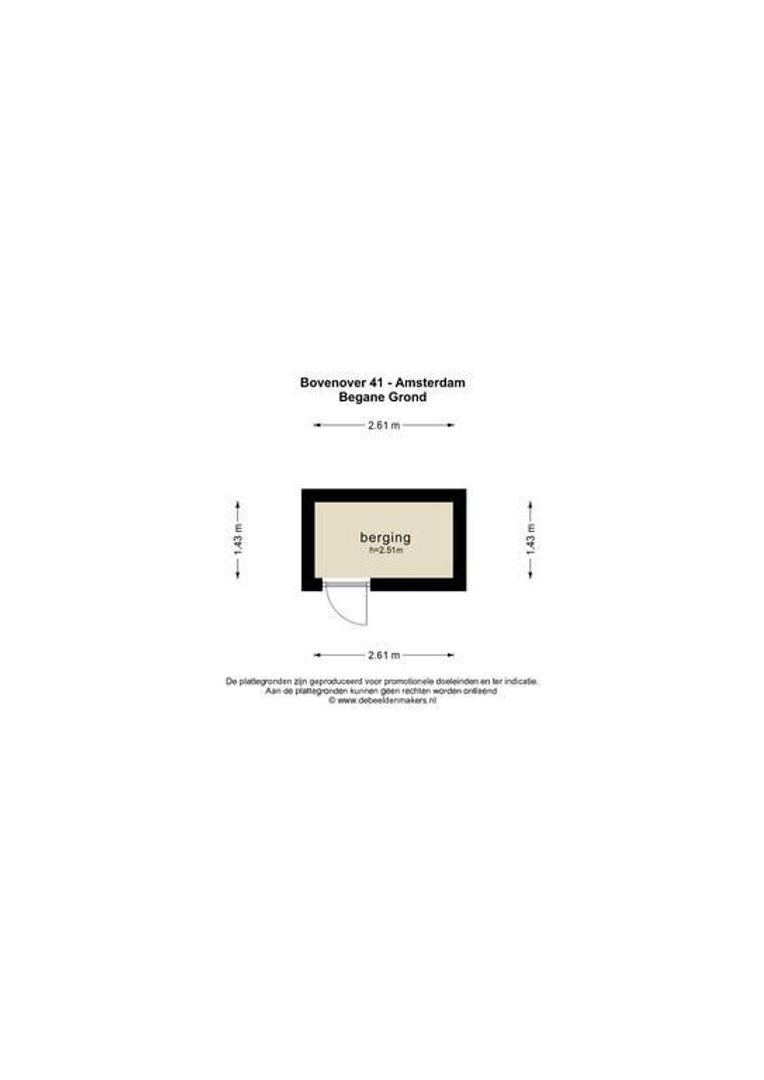 Bovenover 41, Amsterdam plattegrond-0