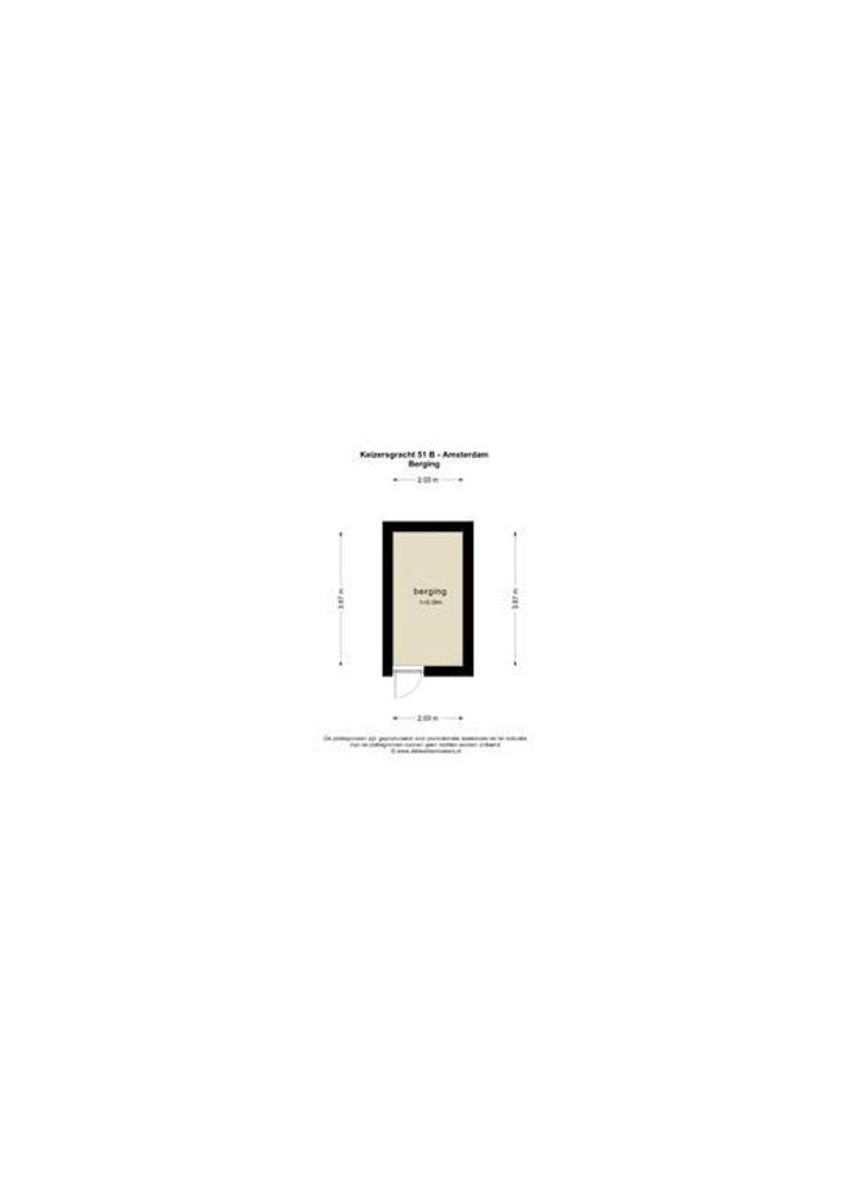 Keizersgracht 51 B, Amsterdam plattegrond-1