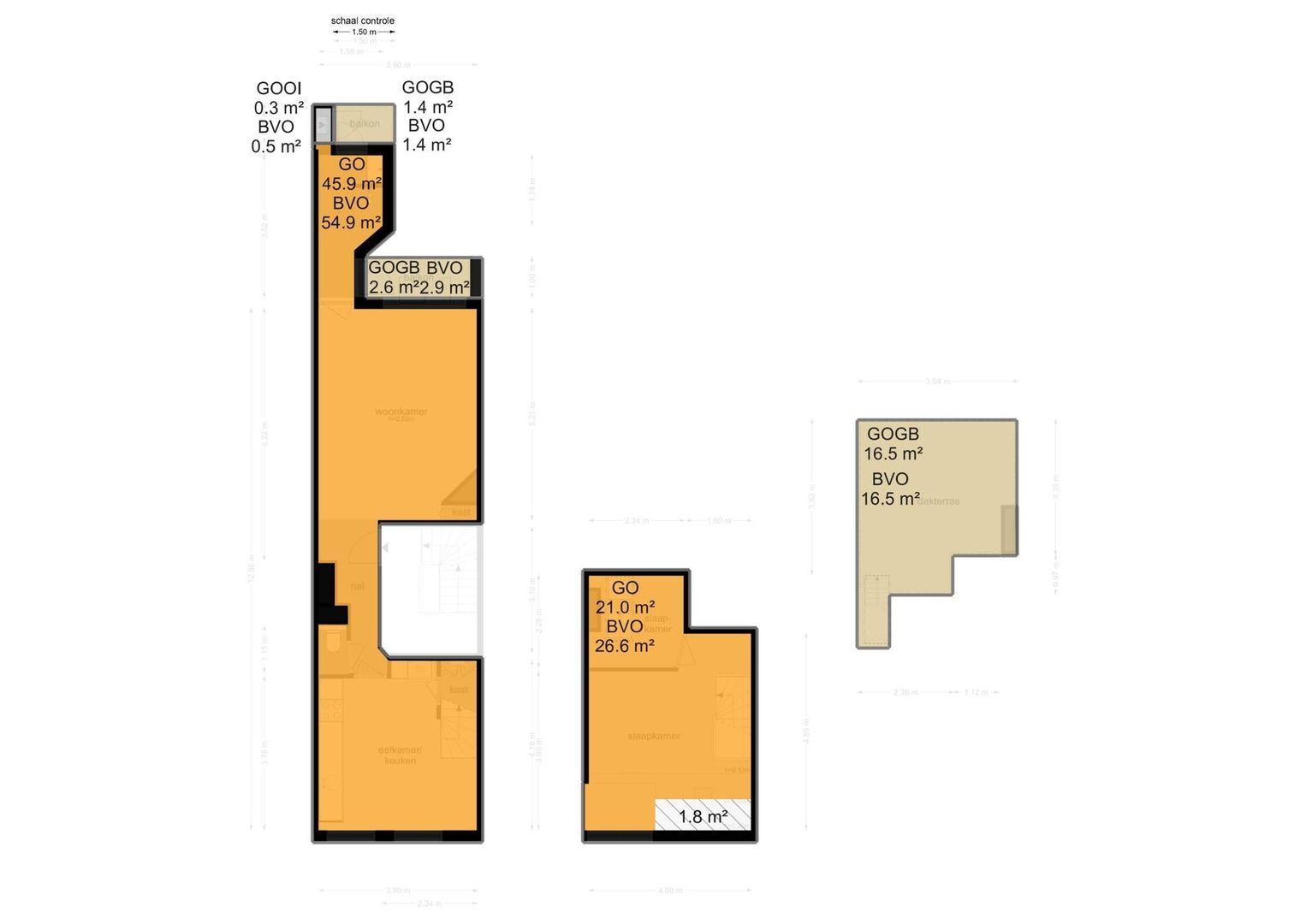 Noorderstraat 78 3, Amsterdam plattegrond-2