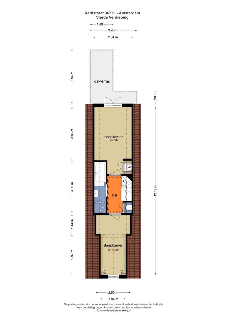 Amstelveld 26 3, Amsterdam plattegrond-1