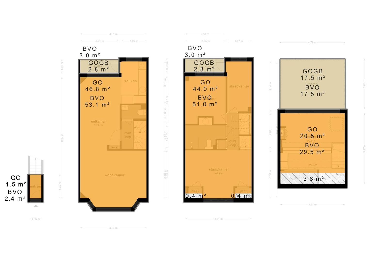 Johannes van der Waalsstraat 31 1, Amsterdam plattegrond-3
