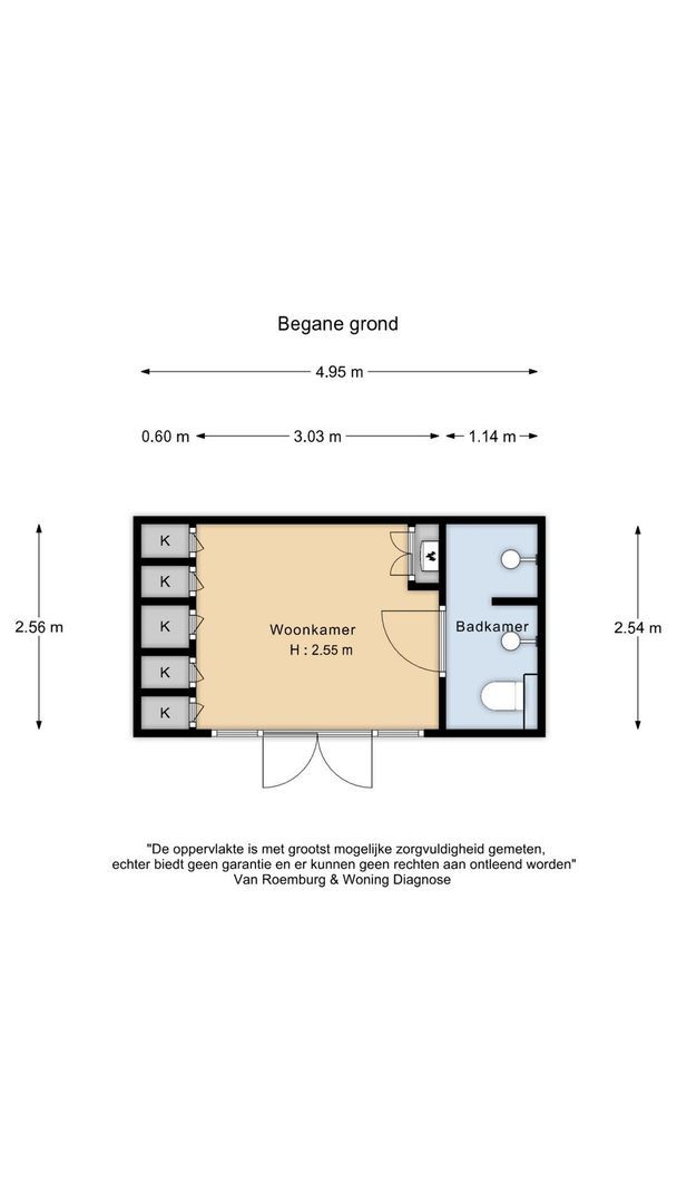Eerste Jan van der Heijdenstraat 110 H, Amsterdam plattegrond-3
