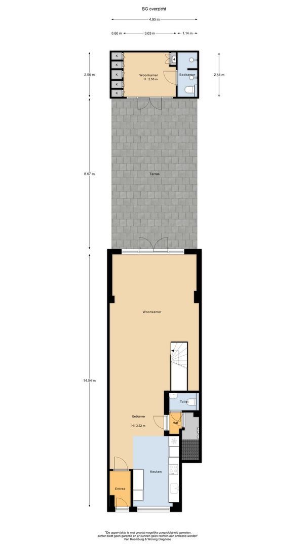 Eerste Jan van der Heijdenstraat 110 H, Amsterdam plattegrond-0