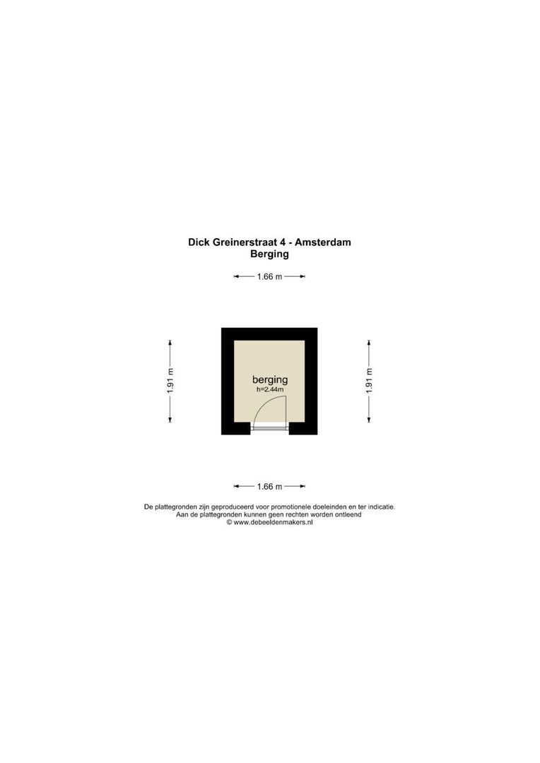 Dick Greinerstraat 4, Amsterdam plattegrond-1
