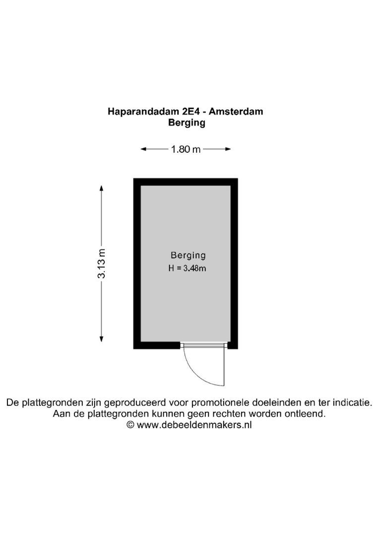 Haparandadam 2 E 4, Amsterdam plattegrond-2