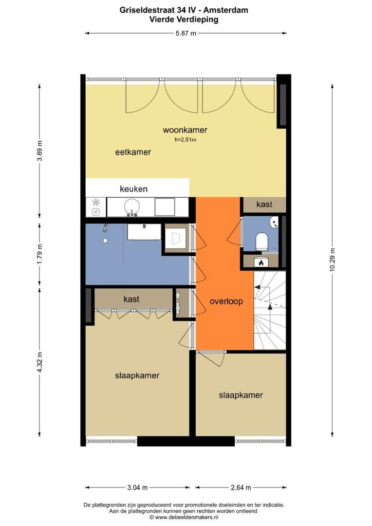 Griseldestraat 34 4, Amsterdam plattegrond-0