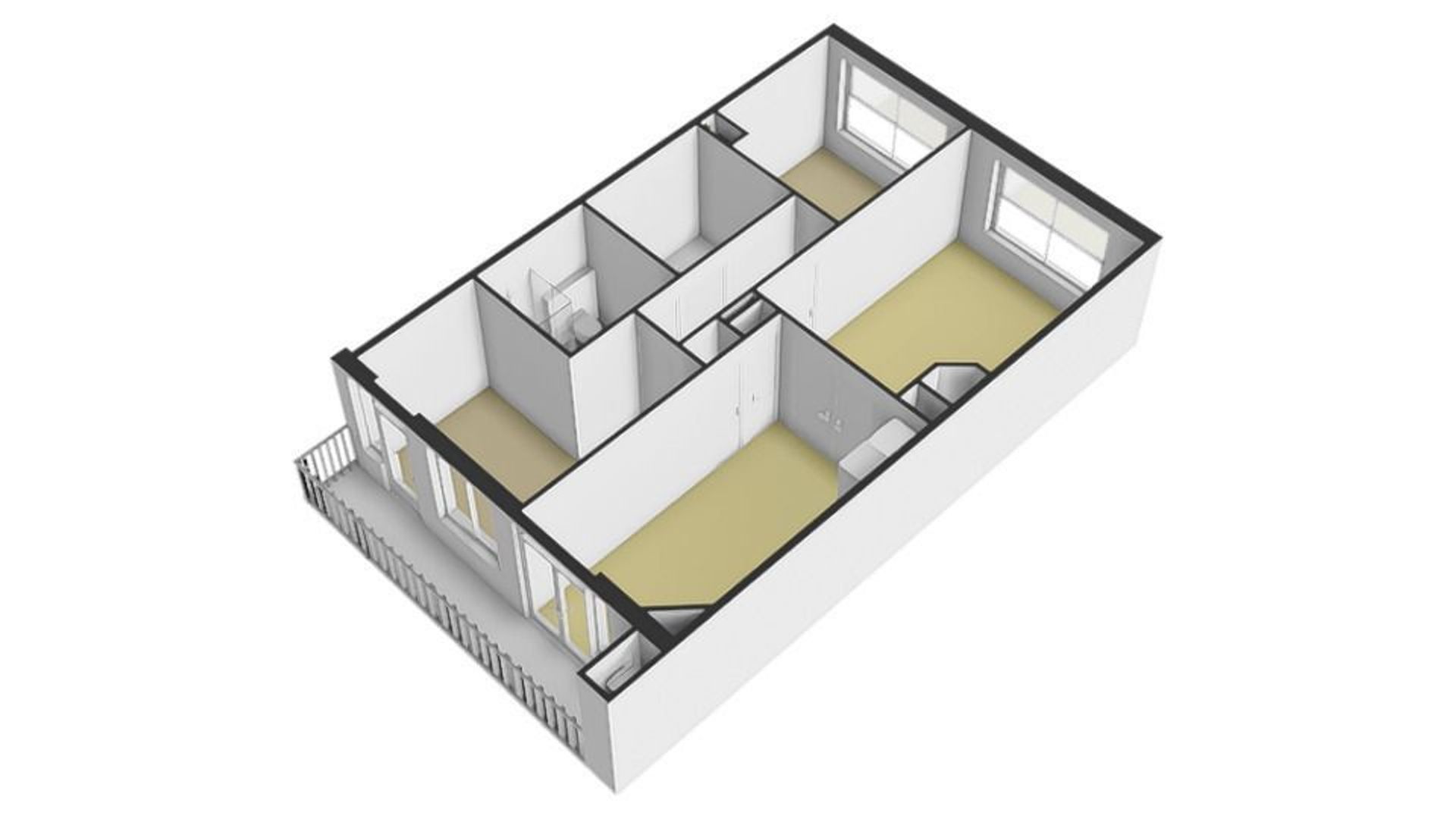 Admiraal De Ruijterweg 411 3, Amsterdam plattegrond-1
