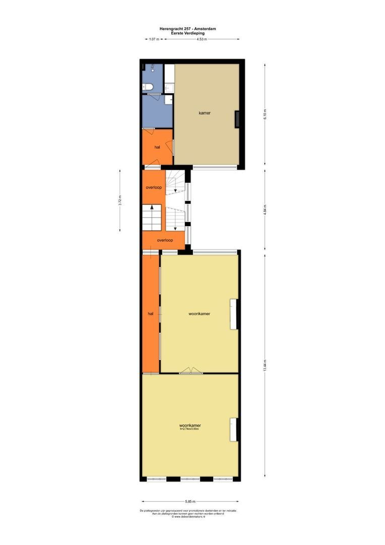 Herengracht 257, Amsterdam plattegrond-3