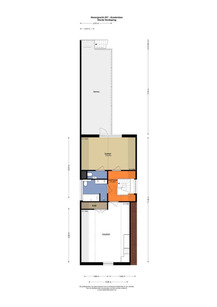 Herengracht 257, Amsterdam plattegrond-6