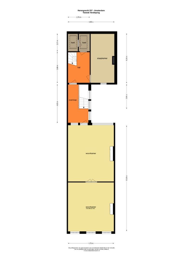 Herengracht 257, Amsterdam plattegrond-4
