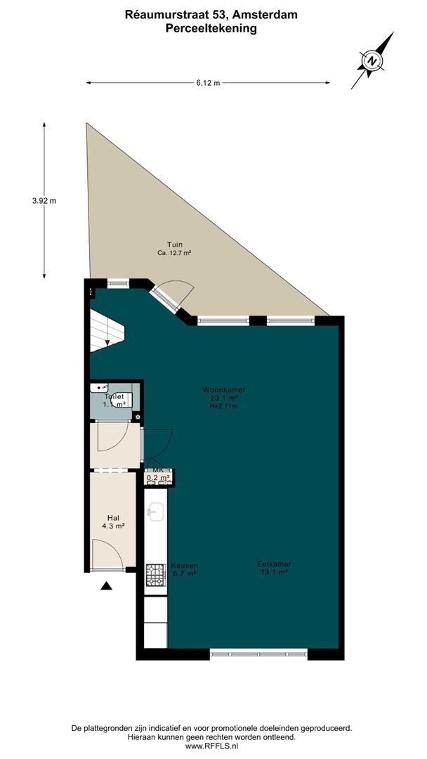 Reaumurstraat 53, Amsterdam plattegrond-1
