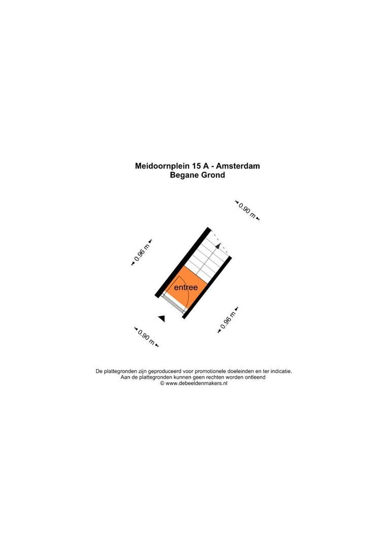 Meidoornplein 15 A, Amsterdam plattegrond-0