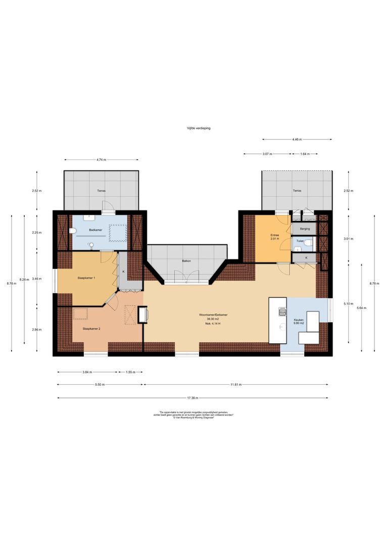 Prinsengracht 1031 F, Amsterdam plattegrond-0