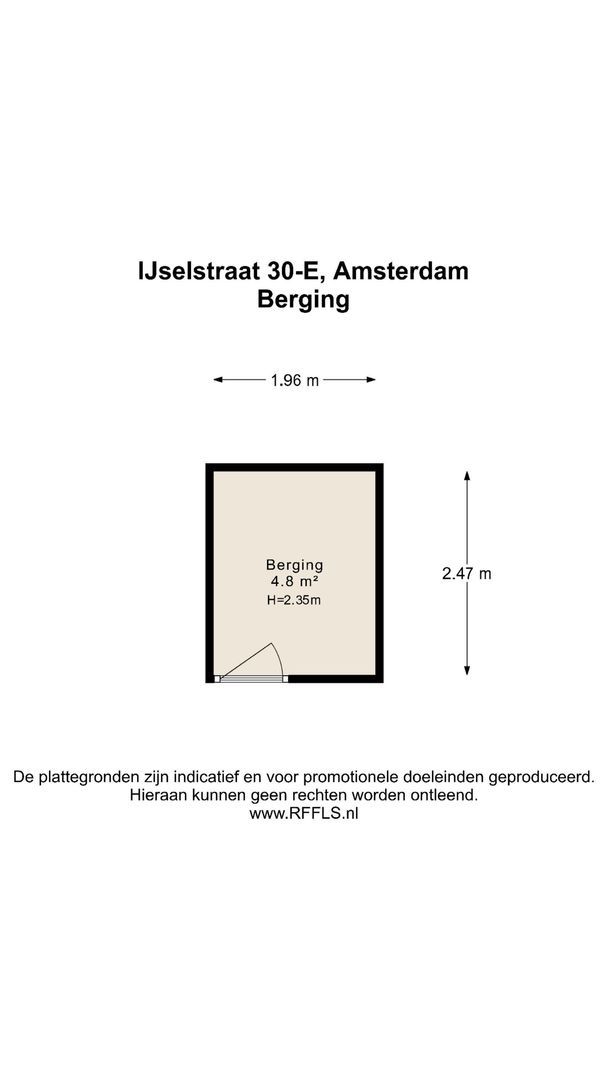 IJselstraat 30 E, Amsterdam plattegrond-2