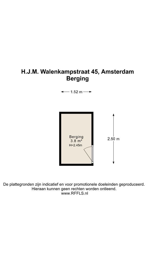 H.J.M. Walenkampstraat 45, Amsterdam plattegrond-1