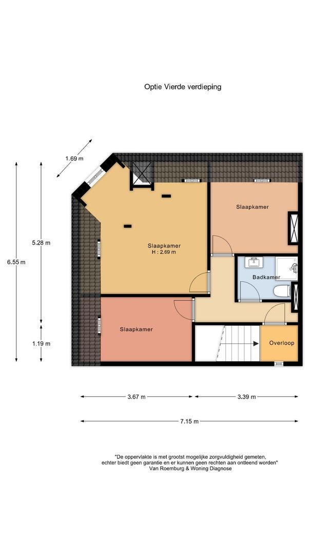 Vosmaerstraat 12 3, Amsterdam plattegrond-4