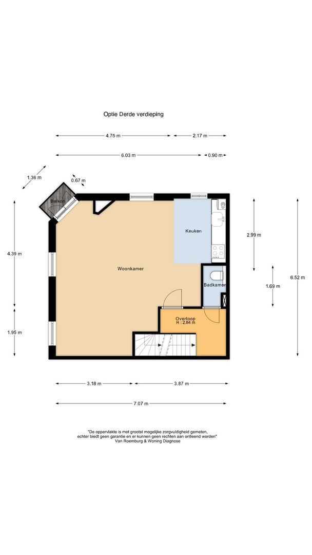 Vosmaerstraat 12 3, Amsterdam plattegrond-3