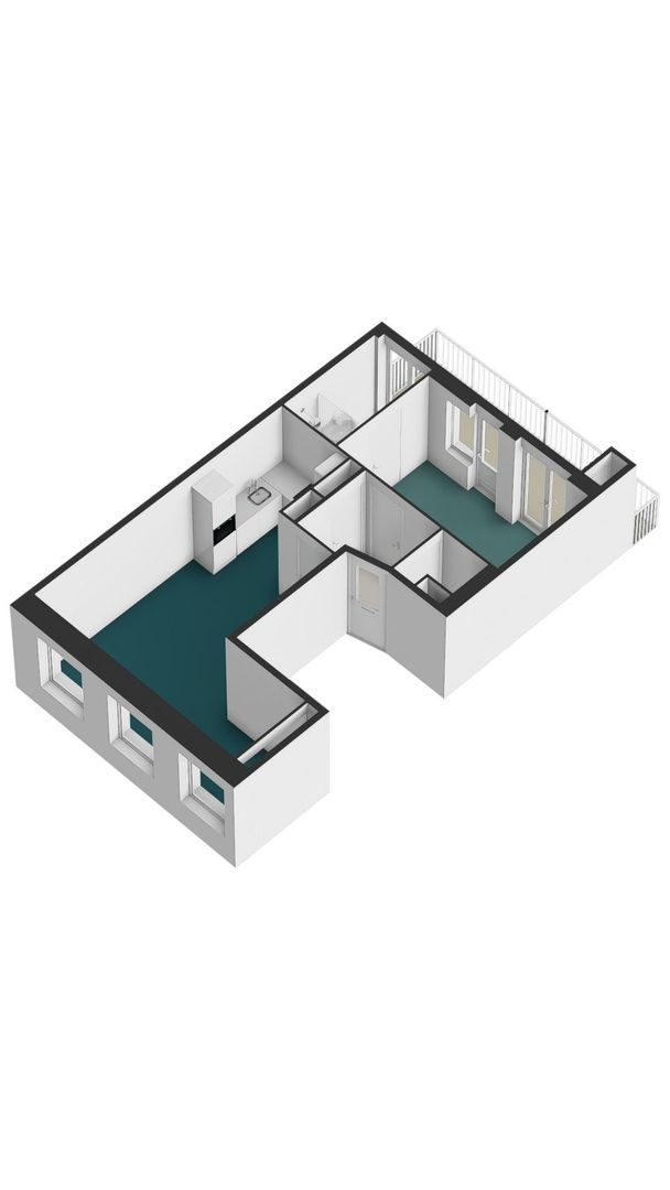 Hofmeyrstraat 40 1, Amsterdam plattegrond-1