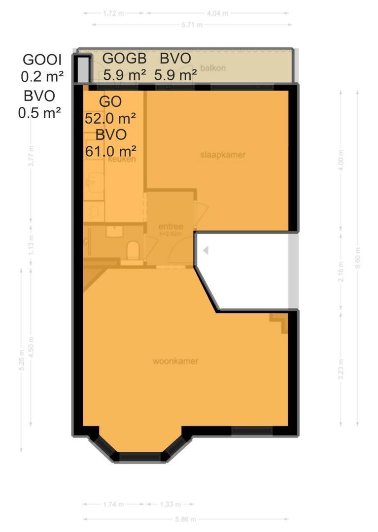 Katwijkstraat 20 1, Amsterdam plattegrond-1