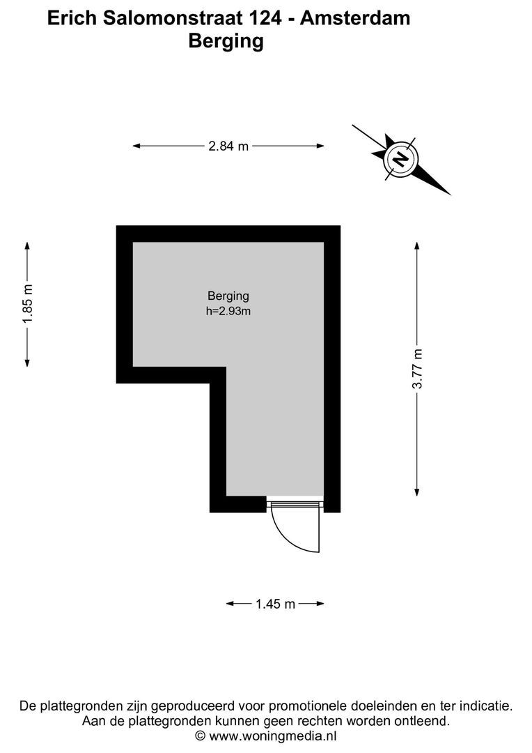 Erich Salomonstraat 124, Amsterdam plattegrond-1