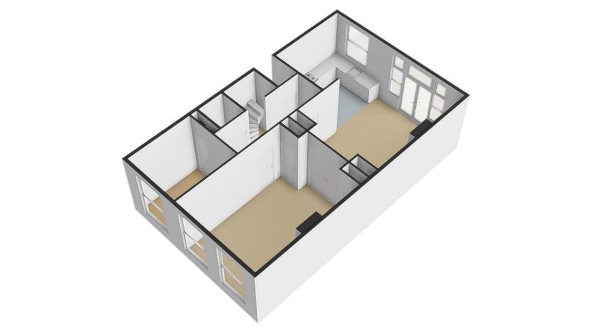 Valeriusstraat 183 3, Amsterdam plattegrond-2