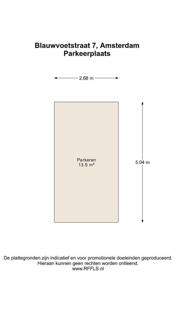 Blauwvoetstraat 7, Amsterdam plattegrond-2