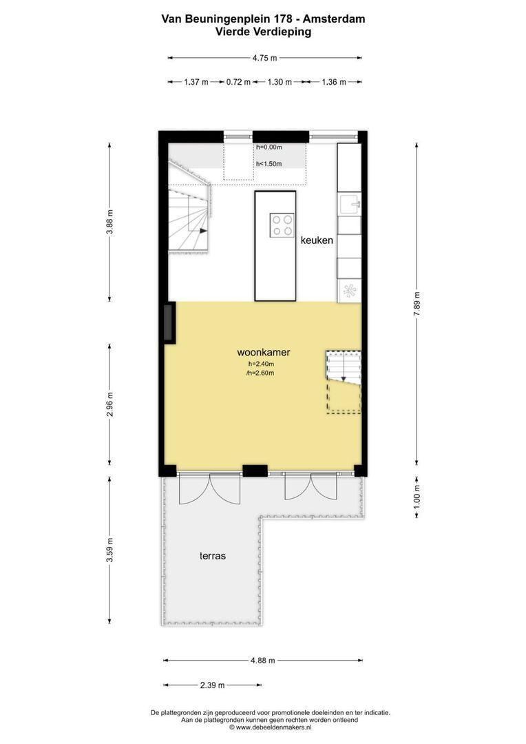 Van Beuningenplein 178, Amsterdam plattegrond-2