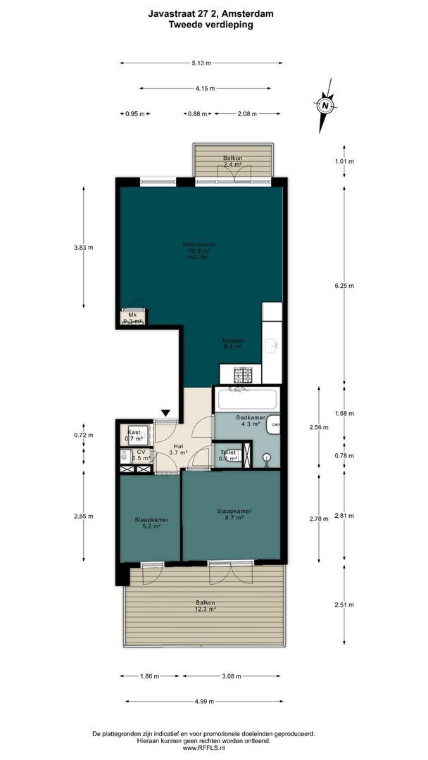 Javastraat 27 2, Amsterdam plattegrond-0