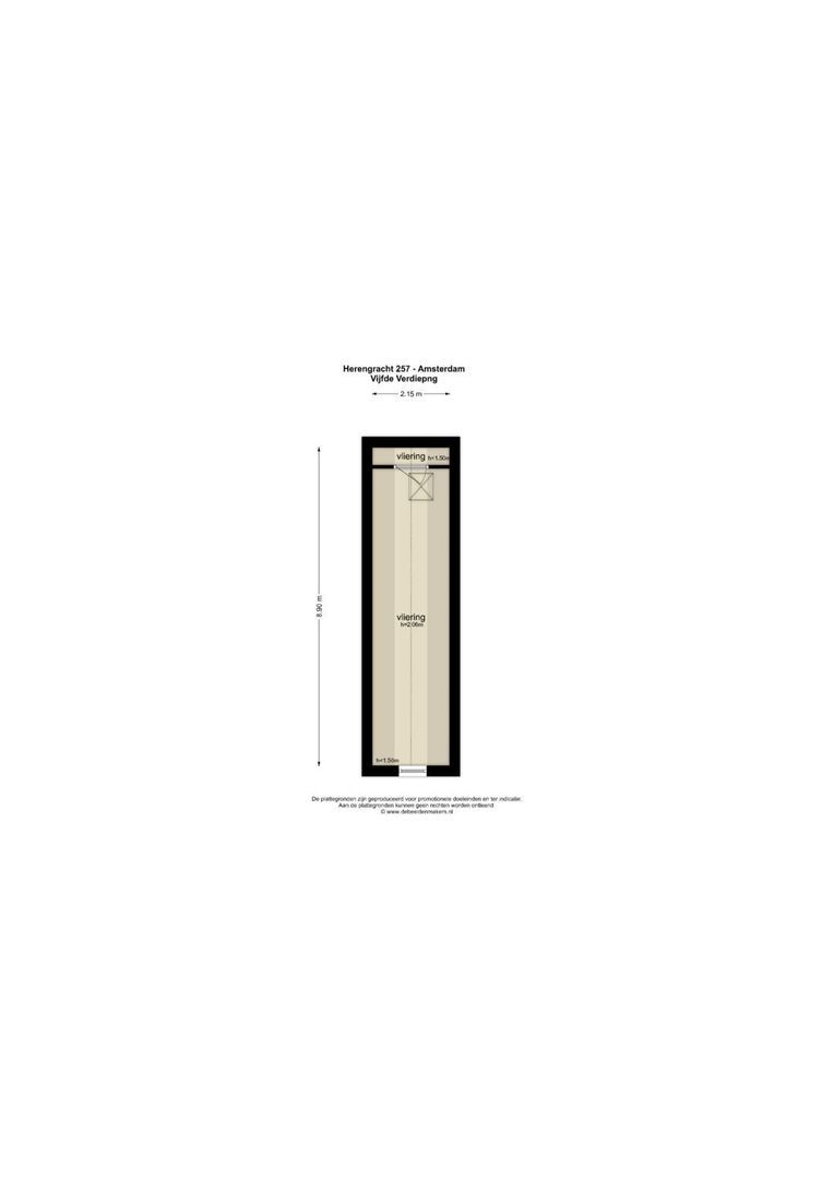 Herengracht 257, Amsterdam plattegrond-7