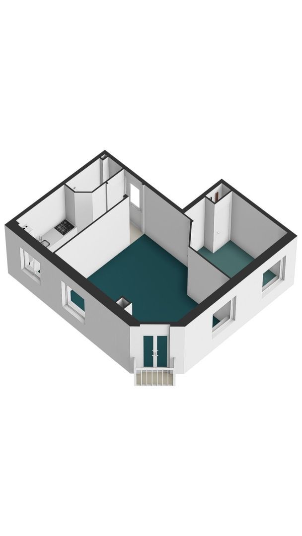 Vosmaerstraat 12 1, Amsterdam plattegrond-1