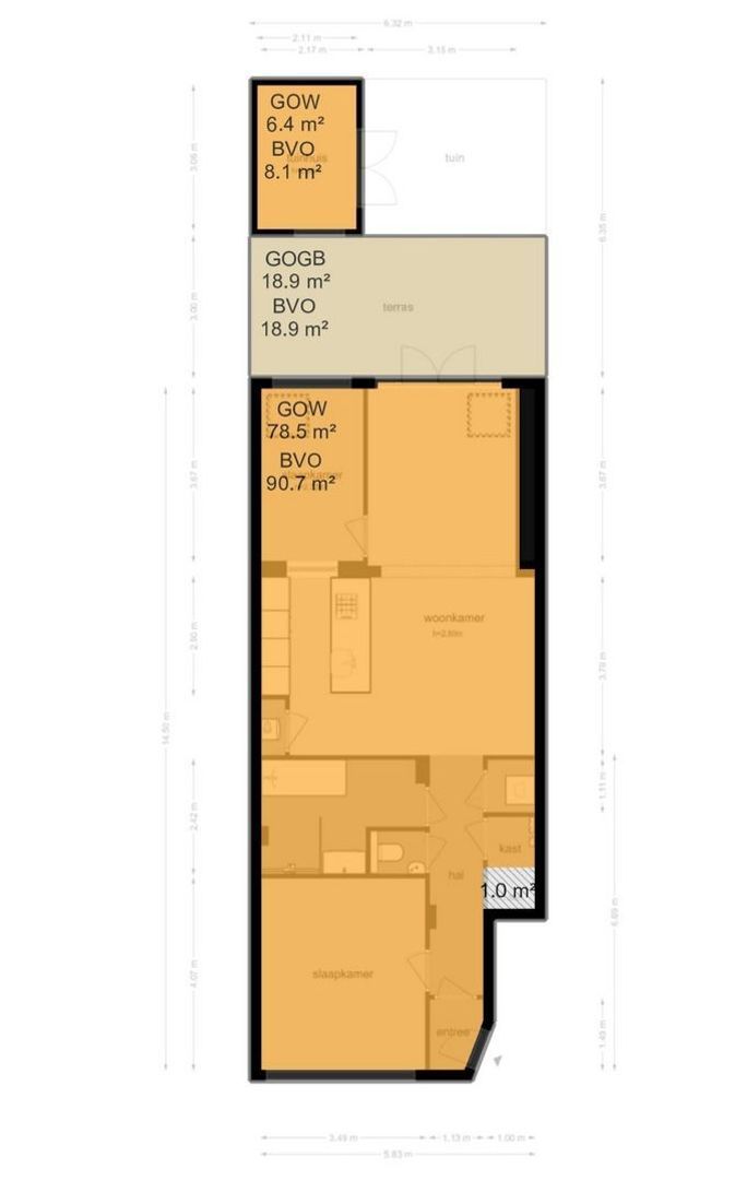 Aalsmeerweg 26 H, Amsterdam plattegrond-3