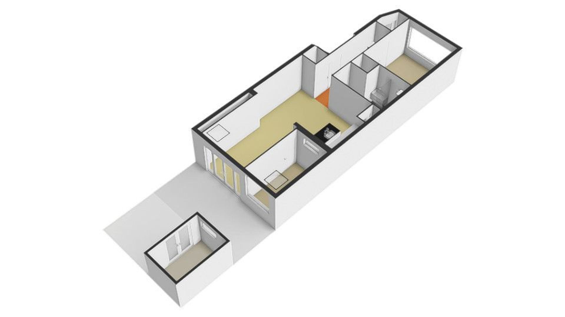 Aalsmeerweg 26 H, Amsterdam plattegrond-1