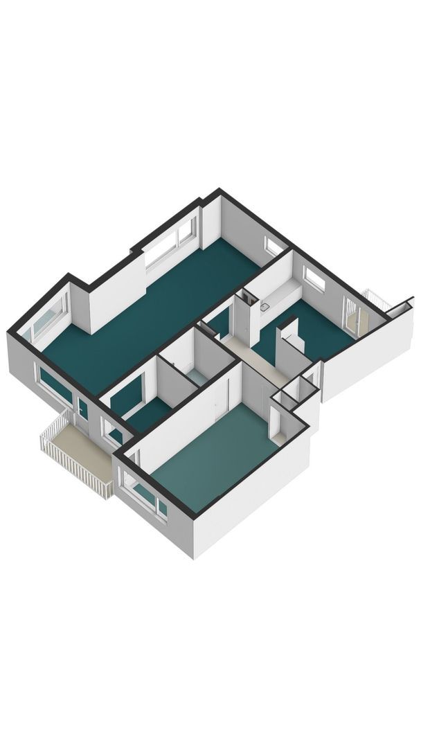 Cornelis Dopperkade 12 2, Amsterdam plattegrond-1