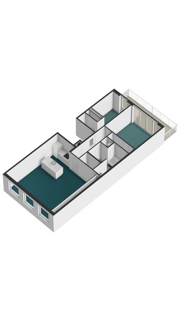 Eerste Jan van der Heijdenstraat 36 E, Amsterdam plattegrond-1