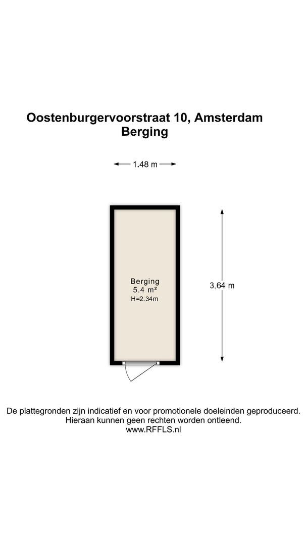 Oostenburgervoorstraat 10, Amsterdam plattegrond-2