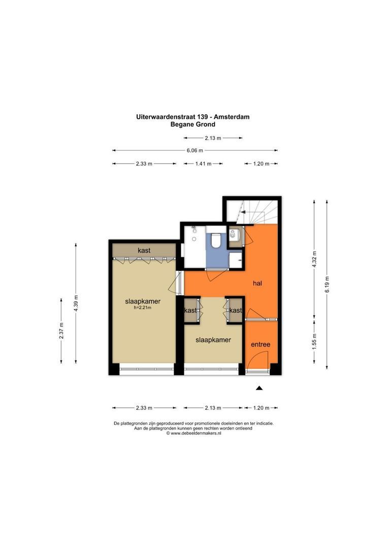 Uiterwaardenstraat 139, Amsterdam plattegrond-0