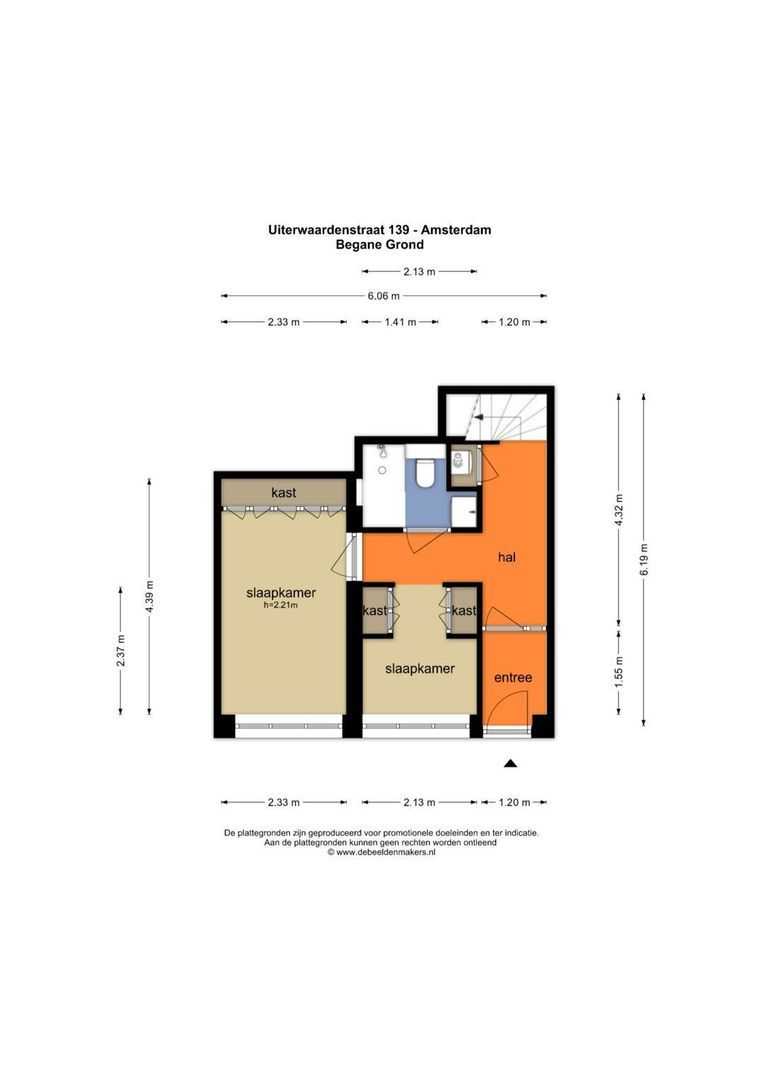 Uiterwaardenstraat 139, Amsterdam plattegrond-0