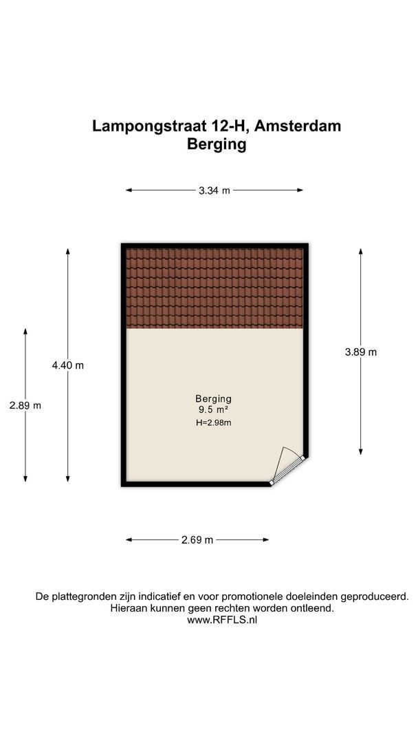 Lampongstraat 12 H, Amsterdam plattegrond-3