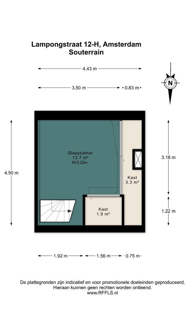 Lampongstraat 12 H, Amsterdam plattegrond-2