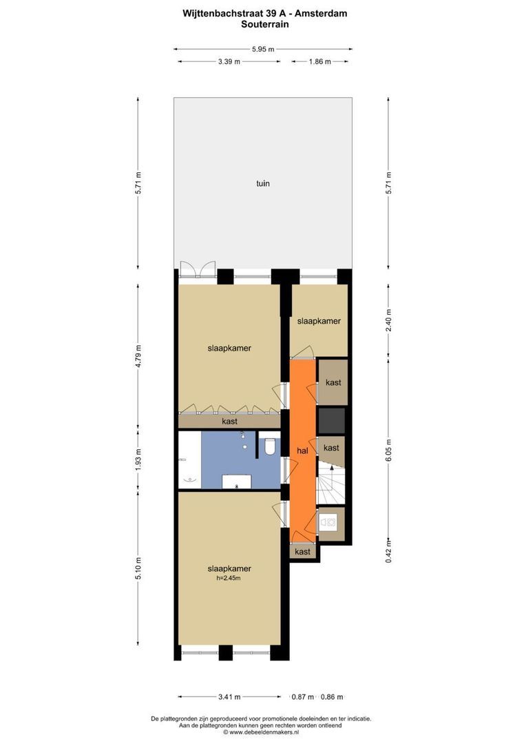 Wijttenbachstraat 39, Amsterdam plattegrond-1