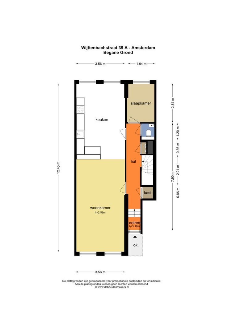 Wijttenbachstraat 39, Amsterdam plattegrond-0