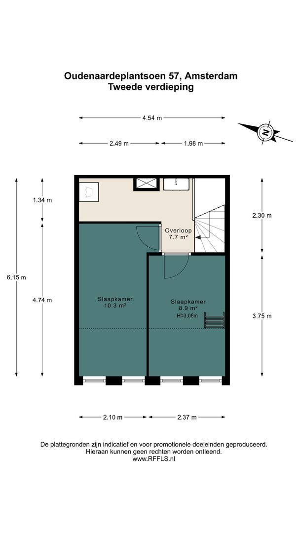 Oudenaardeplantsoen 57, Amsterdam plattegrond-2