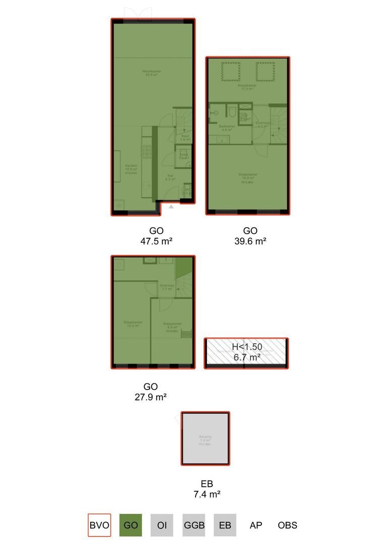 Oudenaardeplantsoen 57, Amsterdam plattegrond-6