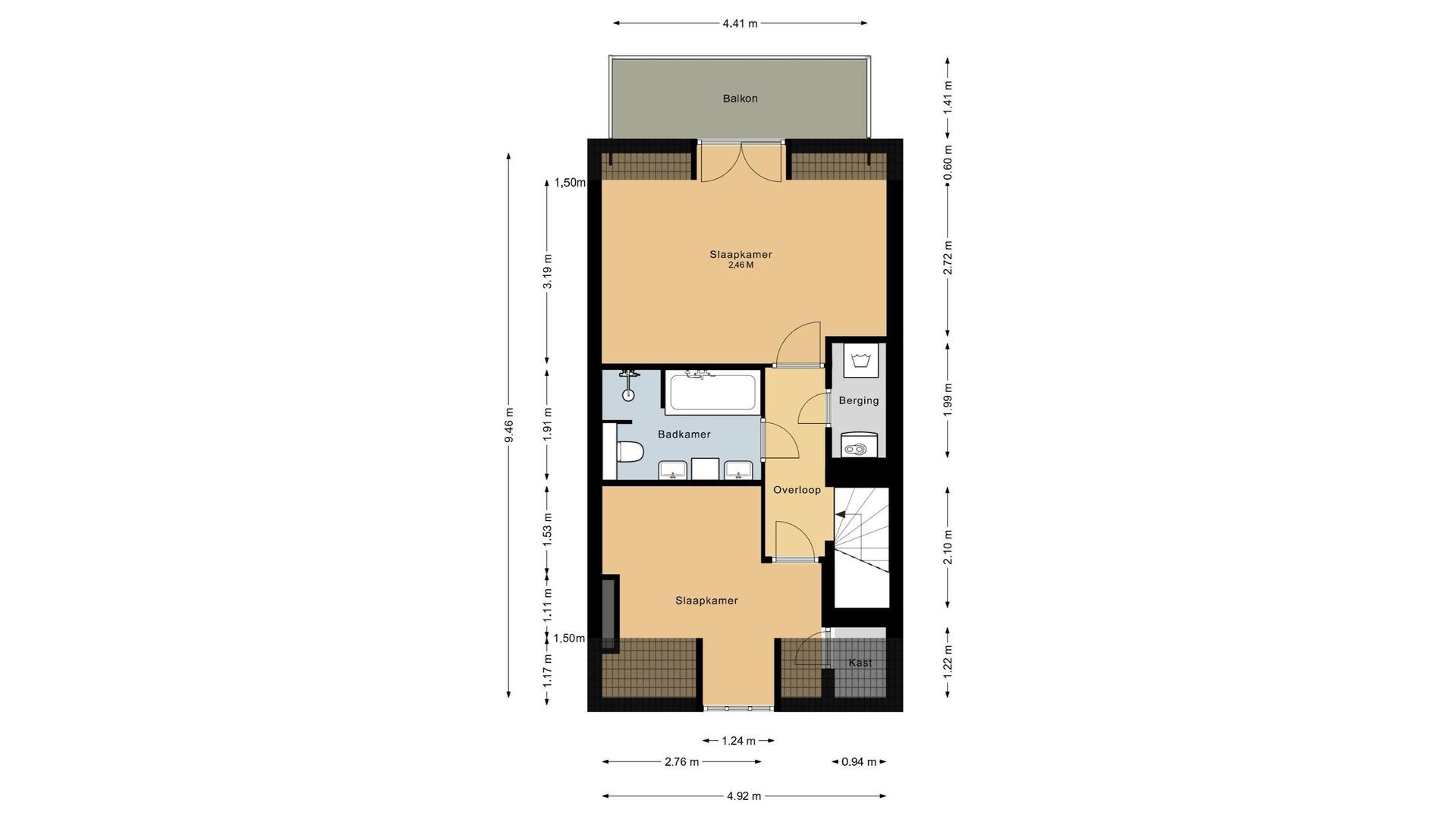 Rustenburgerstraat 145 3, Amsterdam plattegrond-2