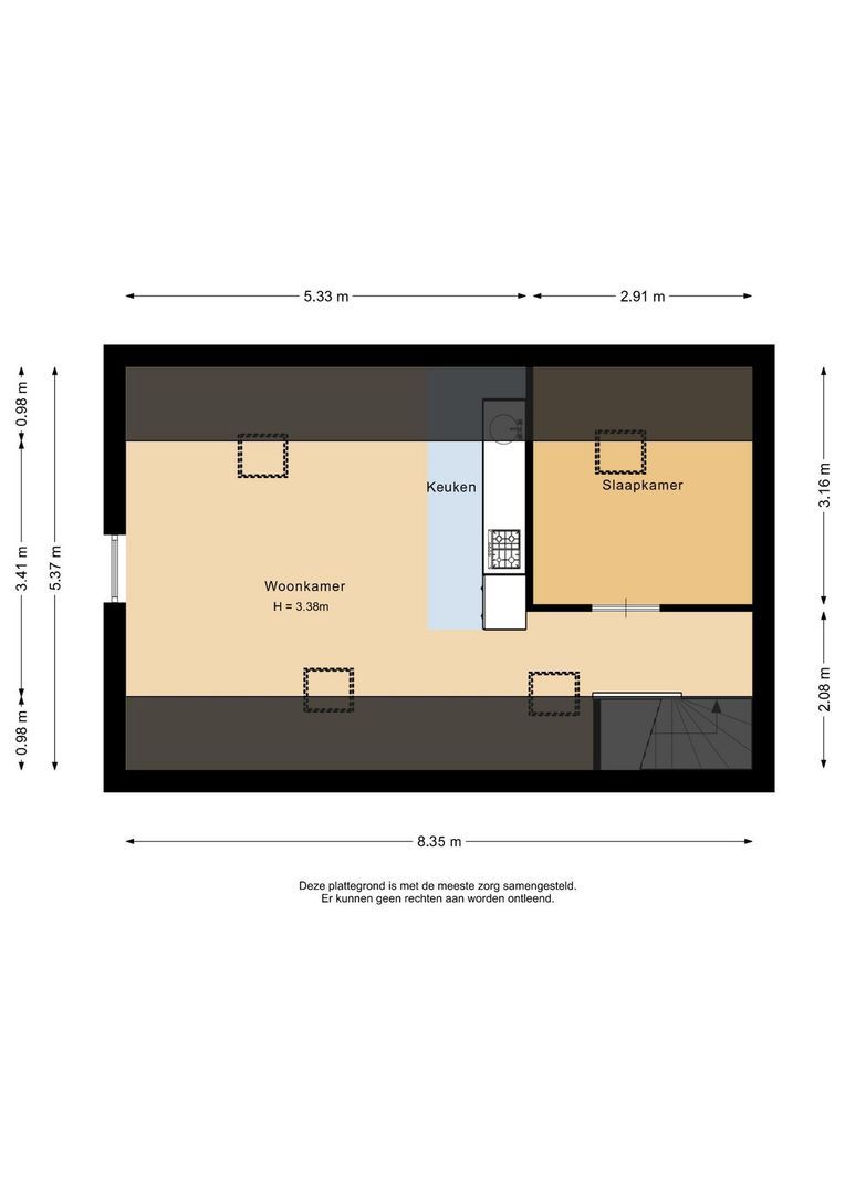 Oostdijkseweg 47, Goedereede plattegrond-4